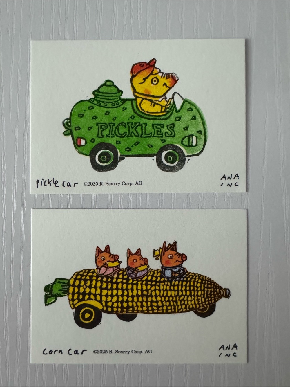 Inciardi x Scarry collaboration mini prints (set of 2)